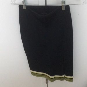 Rag & Bone Sheridan Ribbed High-Slit Pencil Skirt